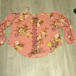 Off the shoulder long sleeve